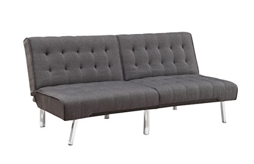 Atlantic Home Collection Schlafsofa, Stoff, Grau