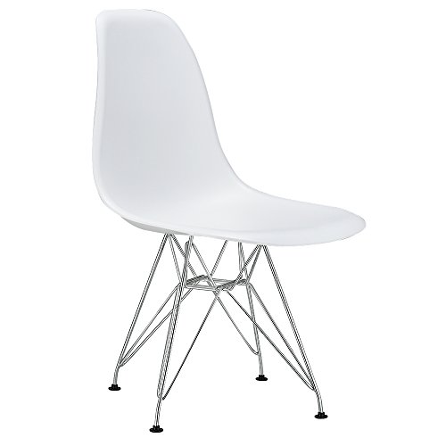 Metall Stuhl Retro Lounge Esszimmer Set Stühle Home Office Design (weiß Farbe)