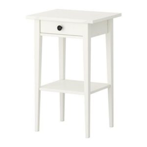 Ikea HEMNES – Nachttisch – 46 x 35 Zentimeter – Farbe: weiß