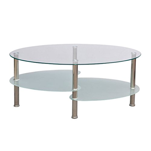 vidaXL Tisch Design Exklusives 3 Etagen Weiß 1