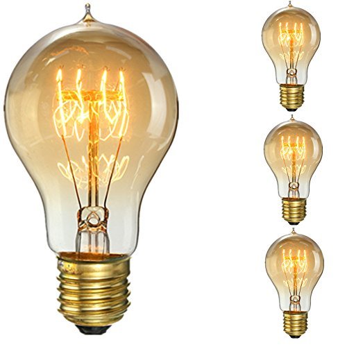 KINGSO 60W E27 Edison Vintage Lampe Antike Glühbirne Ideal für Nostalgie und Retro Beleuchtung 220V 3 Pack KINGSO 60W E27 Edison Vintage Lampe Antike Glühbirne Ideal für Nostalgie und Retro Beleuchtung 220V 3 Pack