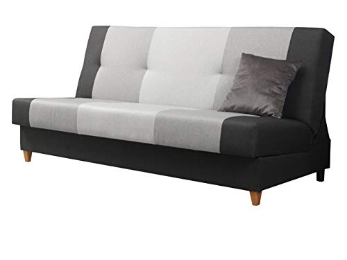 Mirjan24 Sofa Twister mit Bettkasten und Schlaffunktion, Farbauswahl, Schlafsofa, Wohnlandschaft, Schlafcouch, Couch (Malmo New 96 + Malmo New 90 + Malmo New 83)