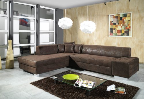 Sofa Couchgarnitur Couch Sofagarnitur OSCAR mit Schlaffunktion U Polstergarnitur Polsterecke Wohnlandschaft mit Schlaffunktion