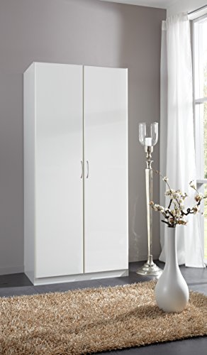 Wimex Kleiderschrank/ Drehtürenschrank Sprint, 2 Türen, (B/H/T) 90 x 197 x 58 cm, Weiß