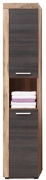 Trendteam 1259-101-59 Badezimmer Hochschrank Schrank Cancun Boom, 36 x 184 x 31 cm in Nussbaum Satin Dekor mit offenen Fach