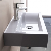 BTH: 60x31x11 cm Design Hängewaschbecken Brüssel118g, aus Keramik, Hängewaschbecken, Waschtisch, Waschplatz, Waschbecken, Waschschale