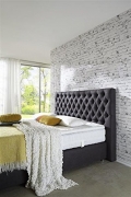 Breckle Boxspringbett 100 x 200 cm Barito Born Miodormio TFK 500 Formschaummatratze My Balance 20 Topper Visco Standard