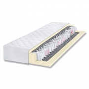 Breckle Taschenfederkernmatratze Max Core Great, extra feste Matratze, 7 Zonen, Gesamthöhe 25 cm – Grösse 90×200