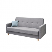 Design Schlafsofa Tango, Sofa mit Bettkasten und Schlaffunktion, Modernes Bettsofa, Schlafcouch, feiner Webstoff, Wohnlandschaft (Drago 135)