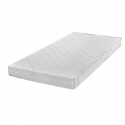 Breckle Poly Öko Micro Qualitäts Schaum-Matratze mit Klimafaserbezug, Gesamthöhe ca. 14 cm – Grösse 90×200